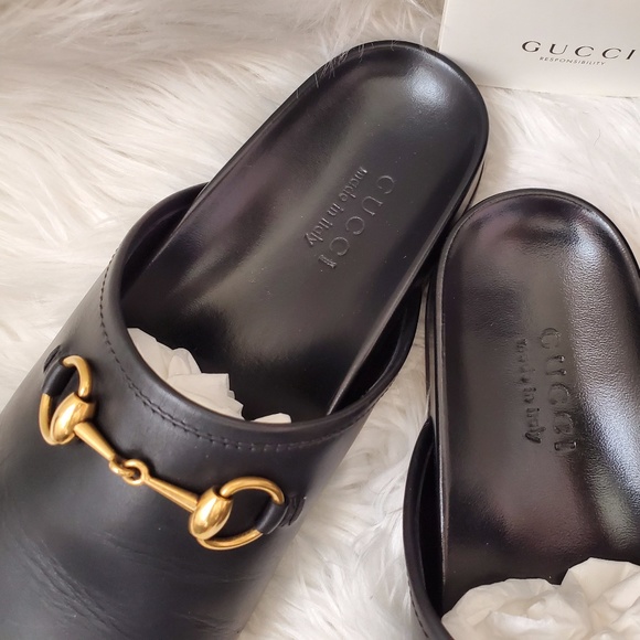 Gucci, Horsebit leather slippers - Picture 2 of 5